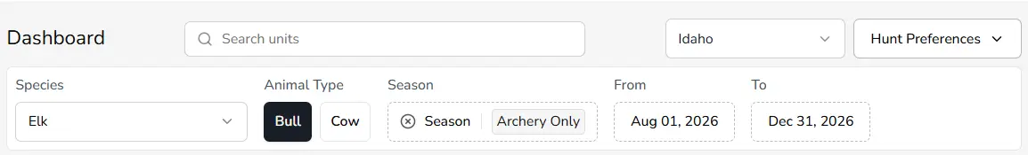 TAGZ Dashboard Controls