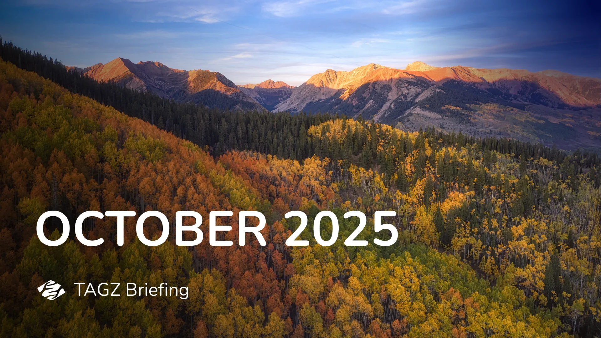 TAGZ Briefing: October 2025